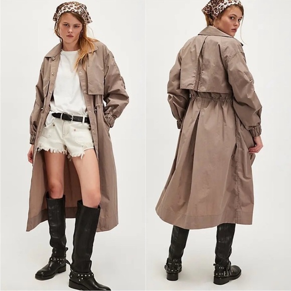 Free People Jackets & Blazers - Free People Indy Trench Coat Small